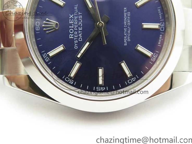 Best 1:1 41mm 126334 II Dial SS BP Oyster Bracelet Makers Blue DateJust Edition on Sticks 0424